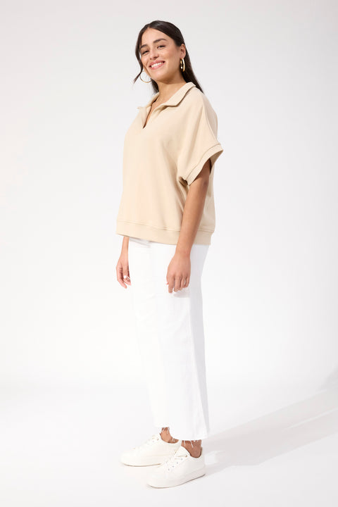 Boston Crop Sweat Top - Willow Collective Mudgee