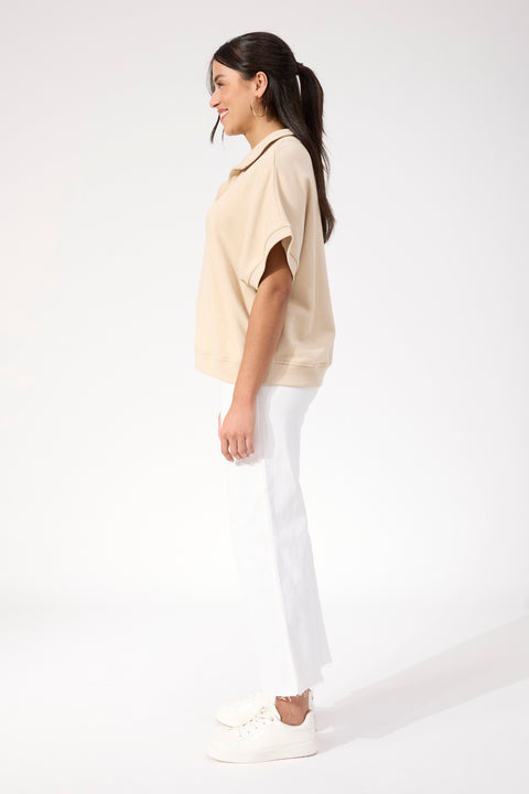 Boston Crop Sweat Top - Willow Collective Mudgee
