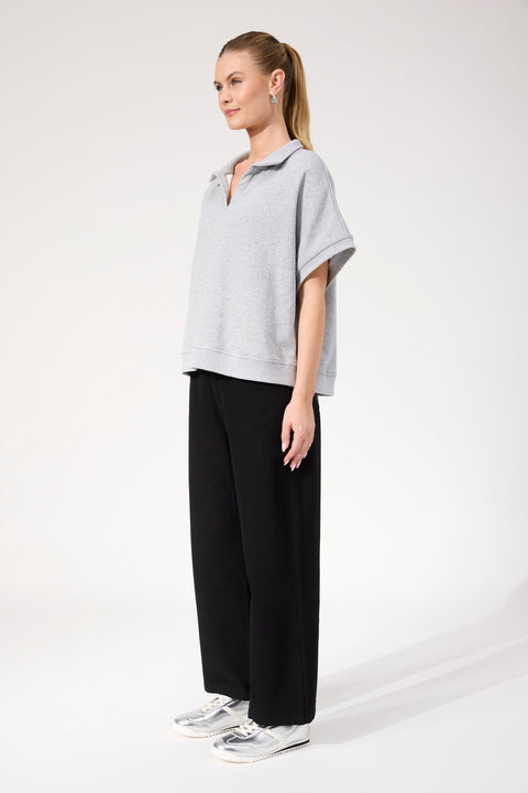 Boston Crop Sweat Top - Willow Collective Mudgee