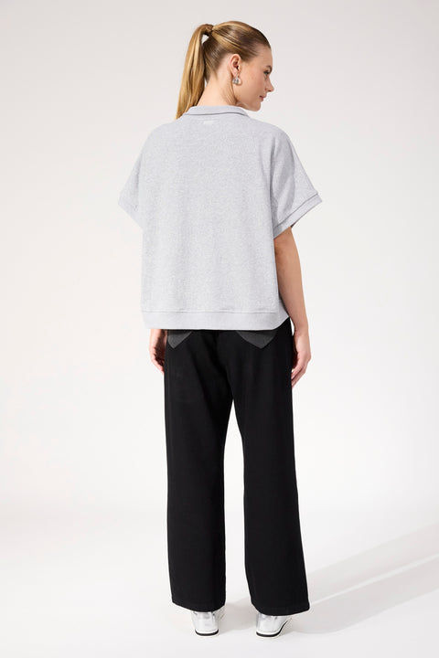 Boston Crop Sweat Top - Willow Collective Mudgee