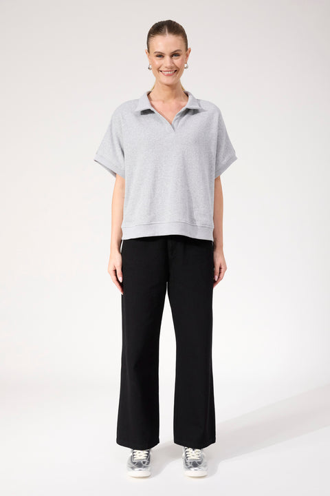 Boston Crop Sweat Top - Willow Collective Mudgee
