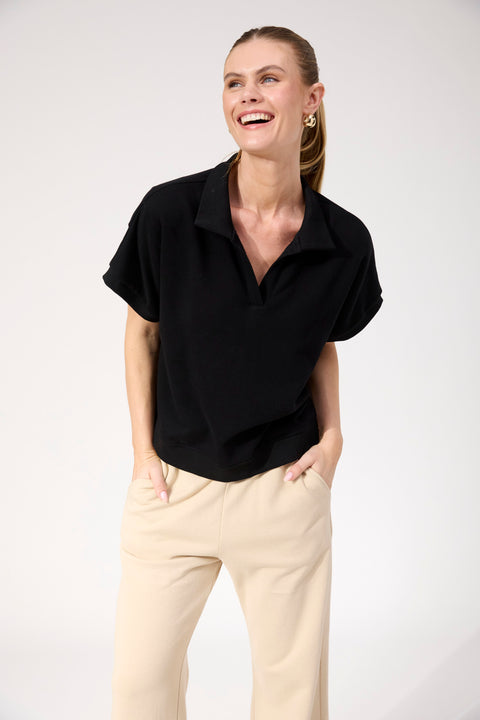 Boston Crop Sweat Top - Willow Collective Mudgee