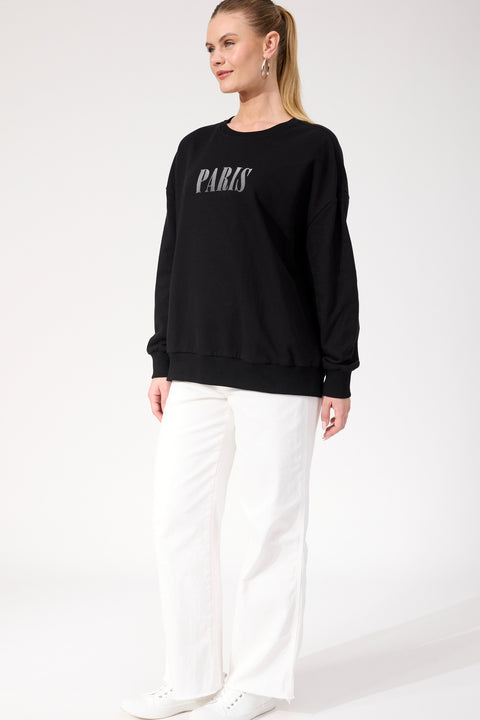 Boston Logo Sweatshirt - Willow Collective Mudgee