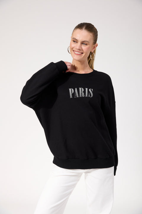 Boston Logo Sweatshirt - Willow Collective Mudgee