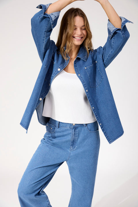 Denver Denim Shirt - Willow Collective Mudgee