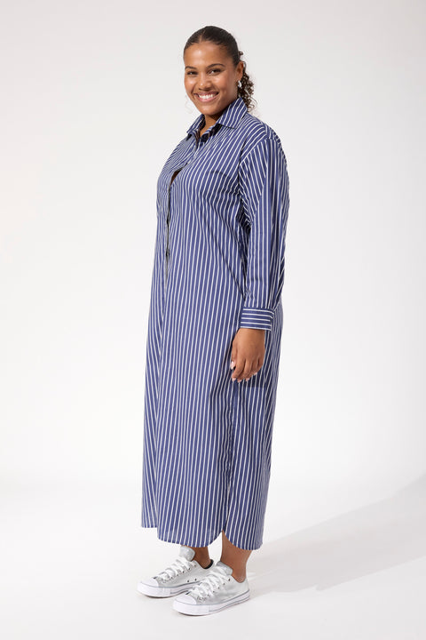 Fairbanks Stripe Shirt Dress - Willow Collective Mudgee