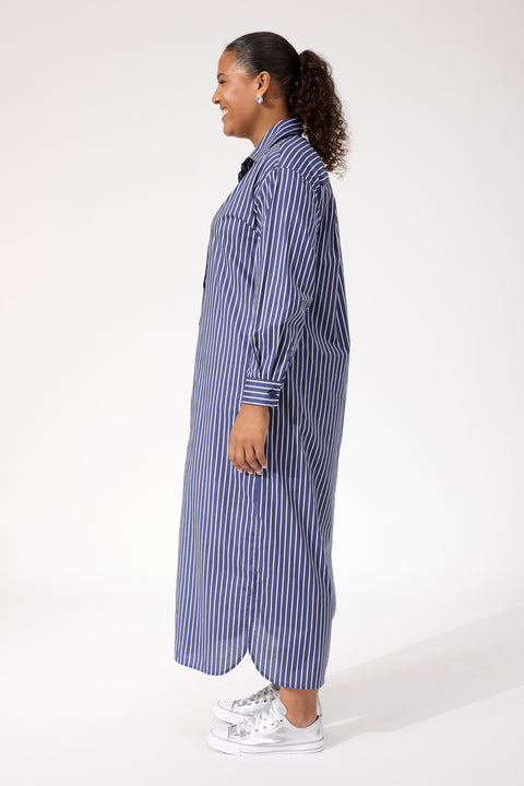 Fairbanks Stripe Shirt Dress - Willow Collective Mudgee