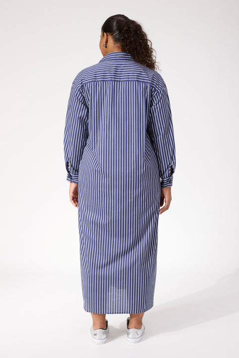Fairbanks Stripe Shirt Dress - Willow Collective Mudgee