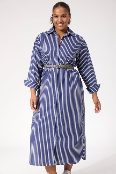 Fairbanks Stripe Shirt Dress - Willow Collective Mudgee