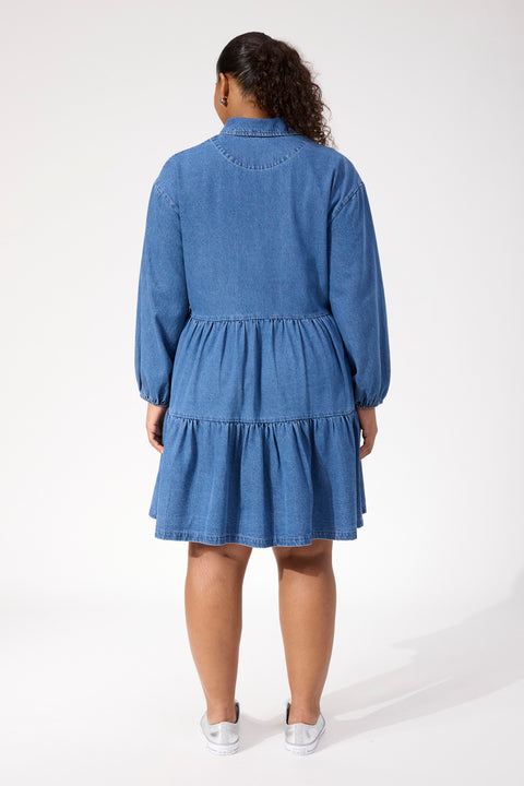 Denver Denim Dress - Willow Collective Mudgee