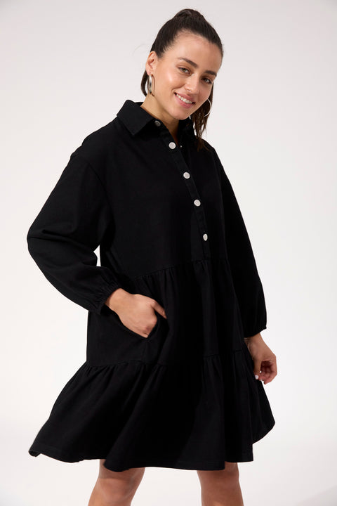 Denver Denim Dress - Willow Collective Mudgee