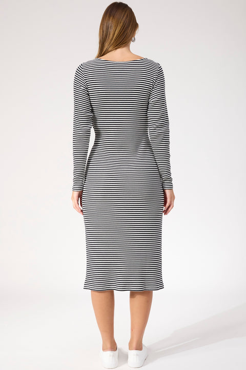 Levi Stripe Tshirt Dress - Willow Collective Mudgee