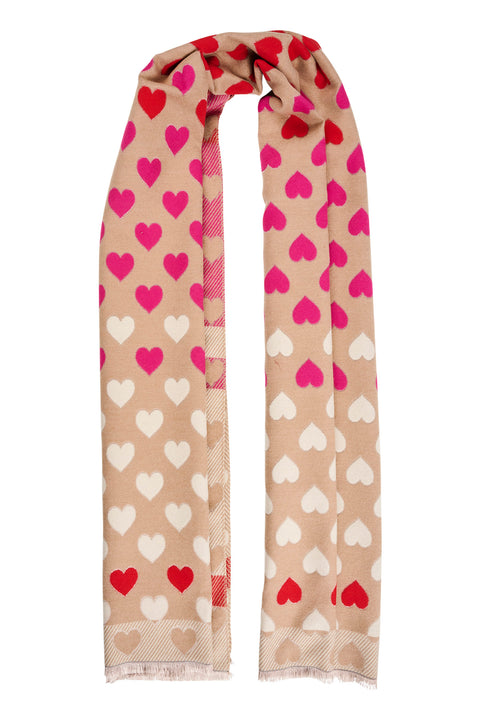 Savoie Heart Scarf - Willow Collective Mudgee