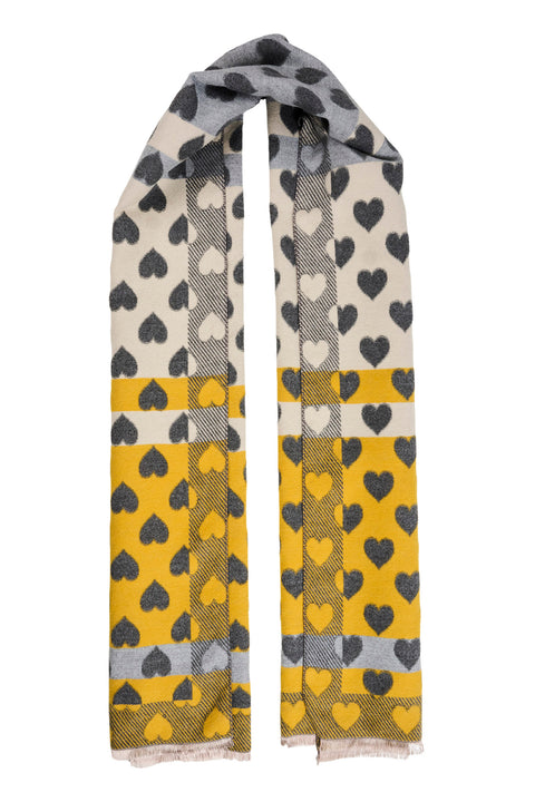 Savoie Heart Scarf - Willow Collective Mudgee