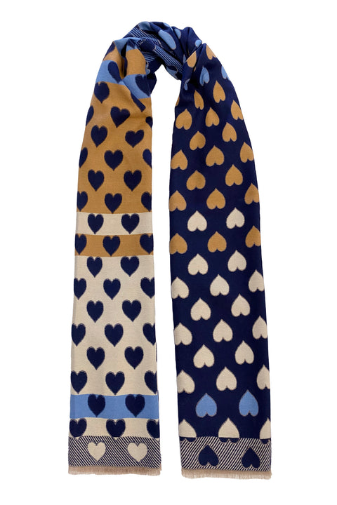 Savoie Heart Scarf - Willow Collective Mudgee