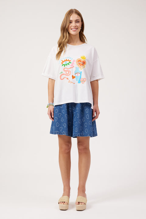 Mykonos Graphic Tshirt