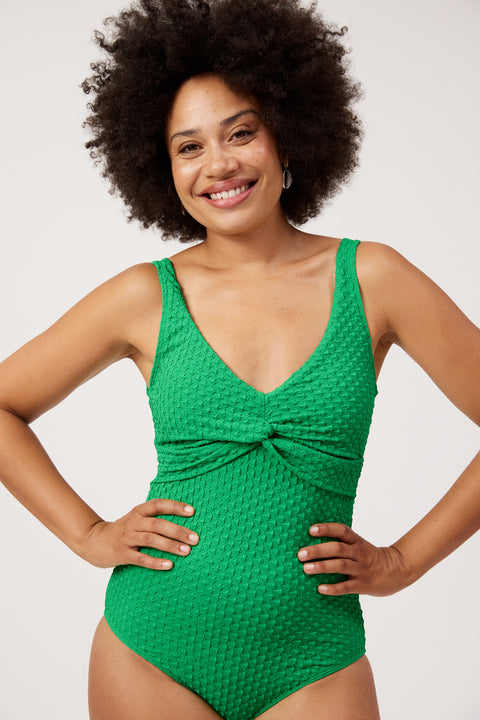 Mykonos Twist One Piece Swimsuit - Willow Collective Mudgee