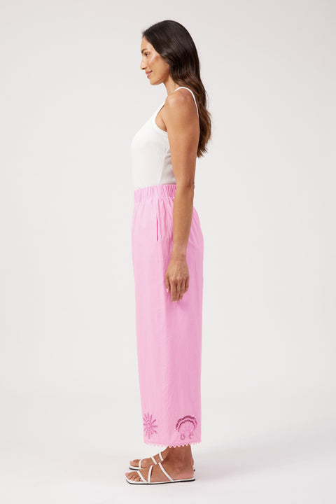 Larissa Broderie Pant - Willow Collective Mudgee