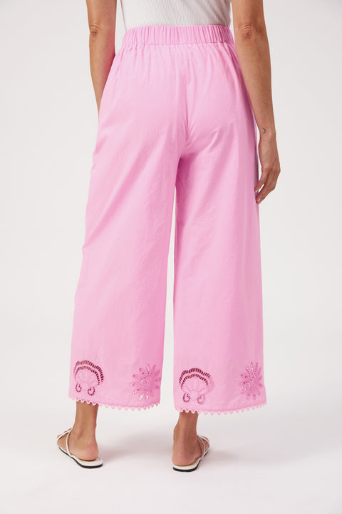 Larissa Broderie Pant - Willow Collective Mudgee