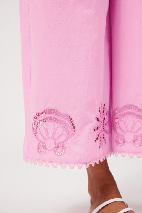 Larissa Broderie Pant - Willow Collective Mudgee