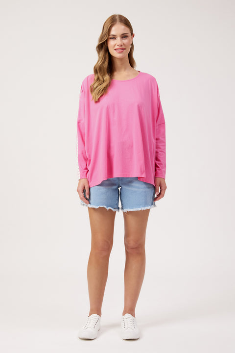 Elba Heart Long Sleeve Tshirt - Willow Collective Mudgee