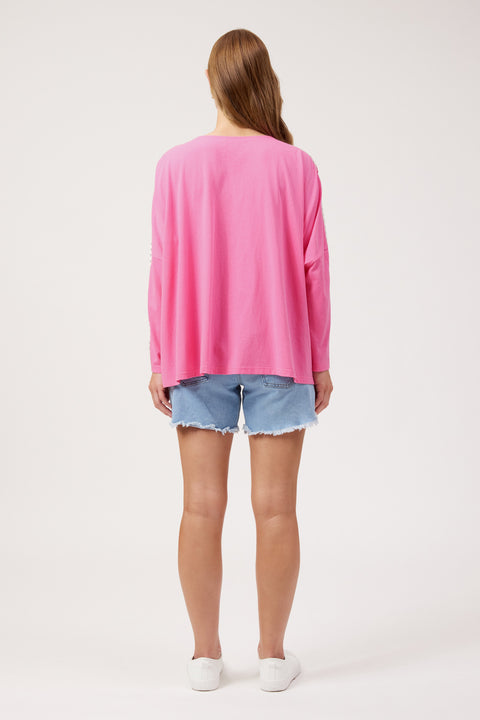Elba Heart Long Sleeve Tshirt - Willow Collective Mudgee