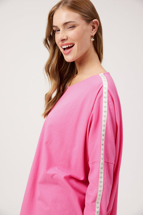 Elba Heart Long Sleeve Tshirt - Willow Collective Mudgee