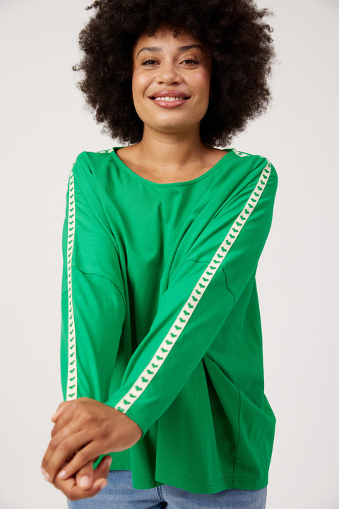 Elba Heart Long Sleeve Tshirt - Willow Collective Mudgee