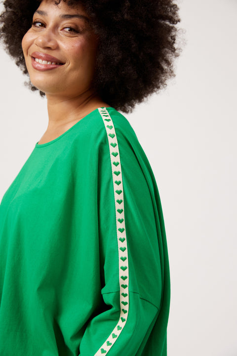Elba Heart Long Sleeve Tshirt - Willow Collective Mudgee