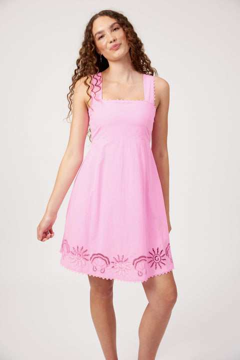 Larissa Broderie Dress - Willow Collective Mudgee