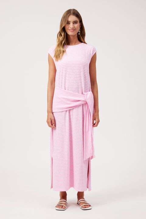 Tropea Stripe Tie Dress - Willow Collective Mudgee