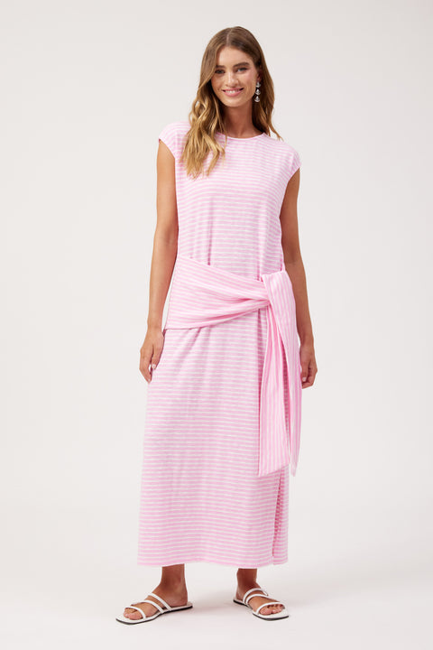 Tropea Stripe Tie Dress - Willow Collective Mudgee
