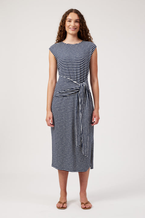 Tropea Stripe Tie Dress - Willow Collective Mudgee