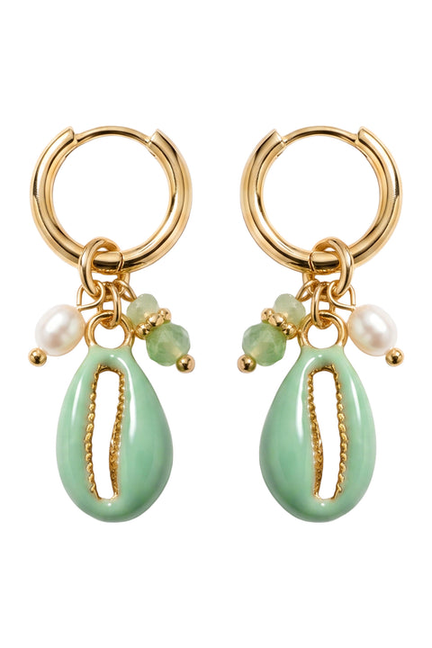 Positano Cowrie Earring - Willow Collective Mudgee