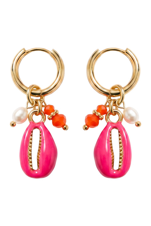 Positano Cowrie Earring - Willow Collective Mudgee