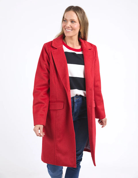 Tasmin Coat Poppy