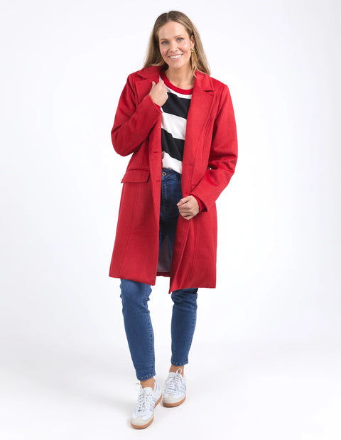 Tasmin Coat Poppy