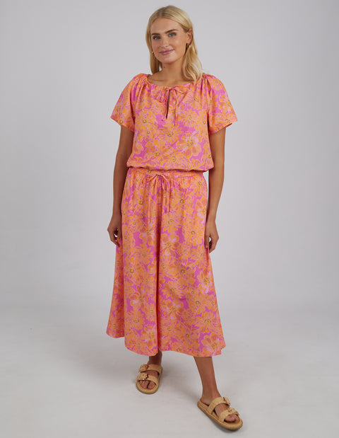 Fuchsia Floral Top
