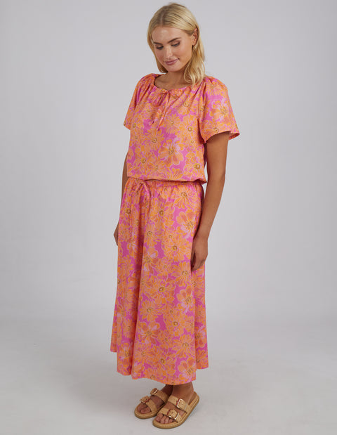 Fuchsia Floral Top