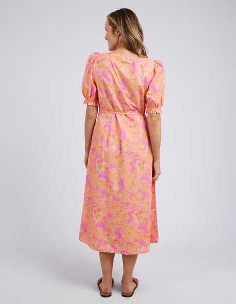 Fuchsia Floral Dress