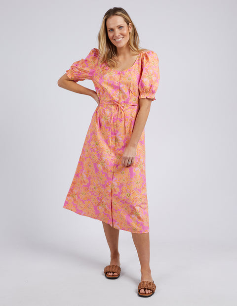 Fuchsia Floral Dress