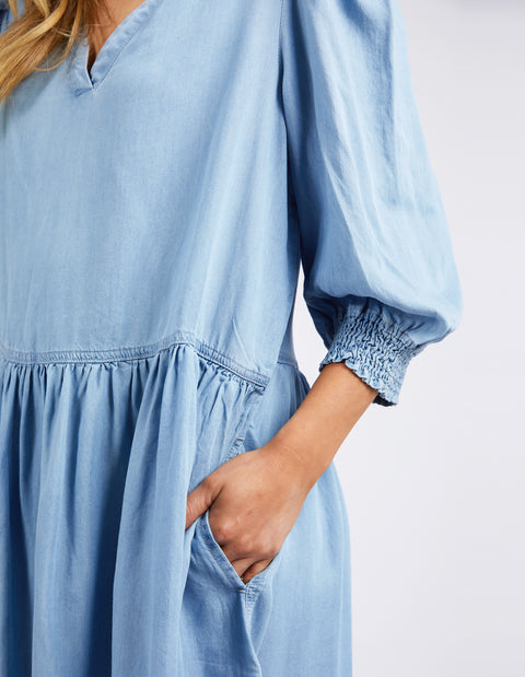 Shanee Chambray Dress