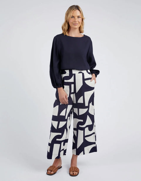 Dali Abstract Pant - Willow Collective Mudgee