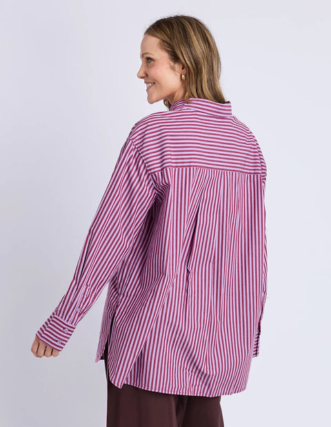 Lila Stripe Shirt - Willow Collective Mudgee