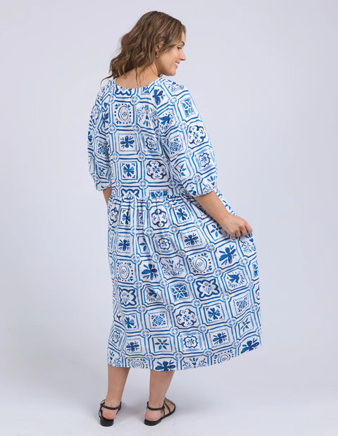 Dolce Tile Midi Dress