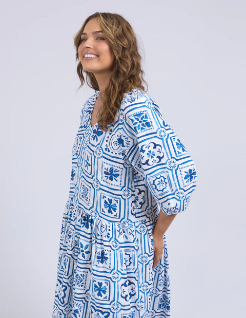 Dolce Tile Midi Dress