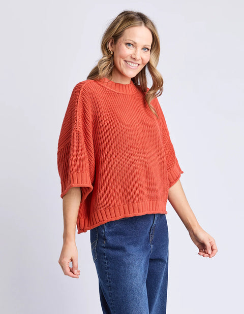 Luela Short Sleeve Knit - Willow Collective Mudgee