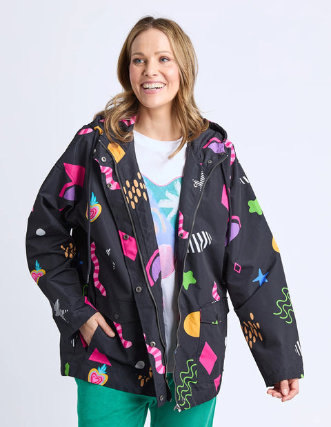 Licorice Galaxy Raincoat