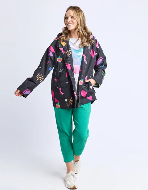 Licorice Galaxy Raincoat