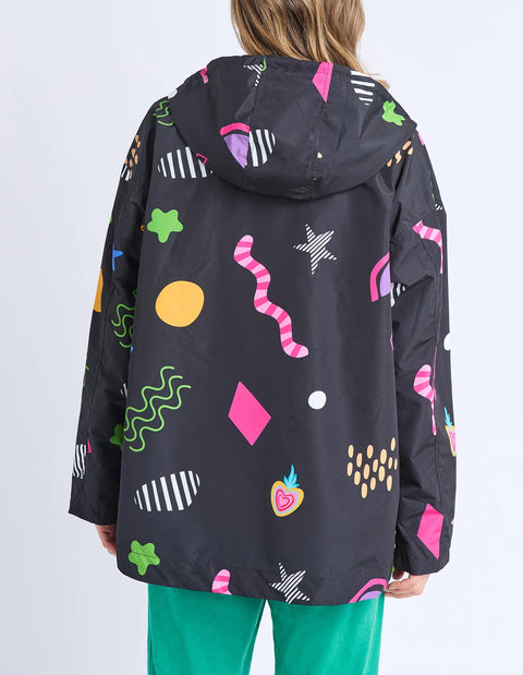 Licorice Galaxy Raincoat